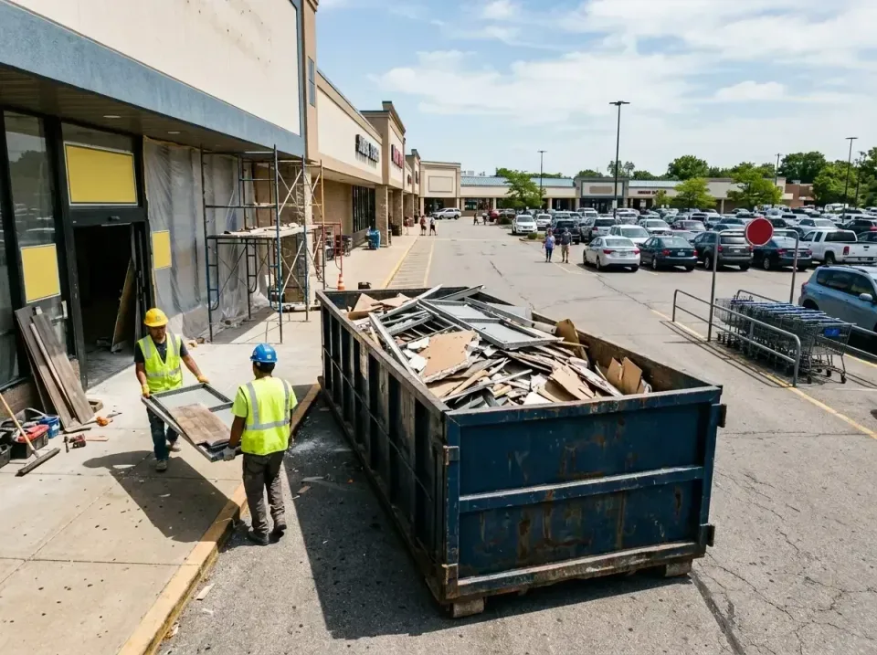 retail-store-renovation-debris-003 — frequently asked questions, Roll-off Dumpster Rentals in Dalton, GA